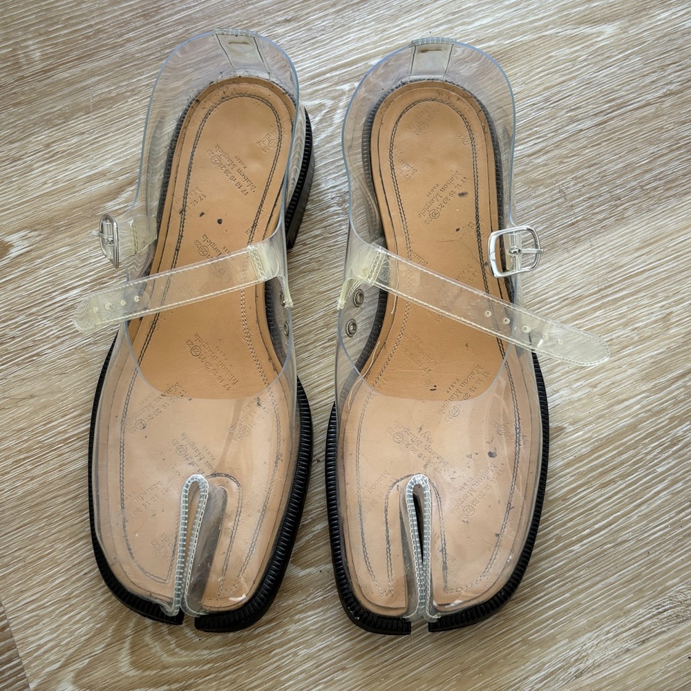 Maison Margiela PVC Tabi Maryjanes